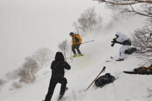 Shimamaki Cat Skiing Shot
